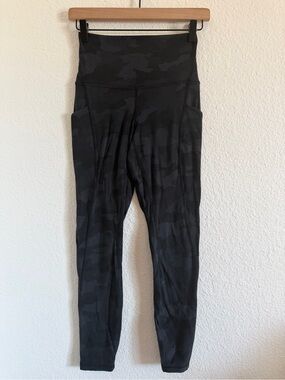 lululemon athletica high-rise black camo leggings